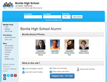 Tablet Screenshot of bonitahighschool.net